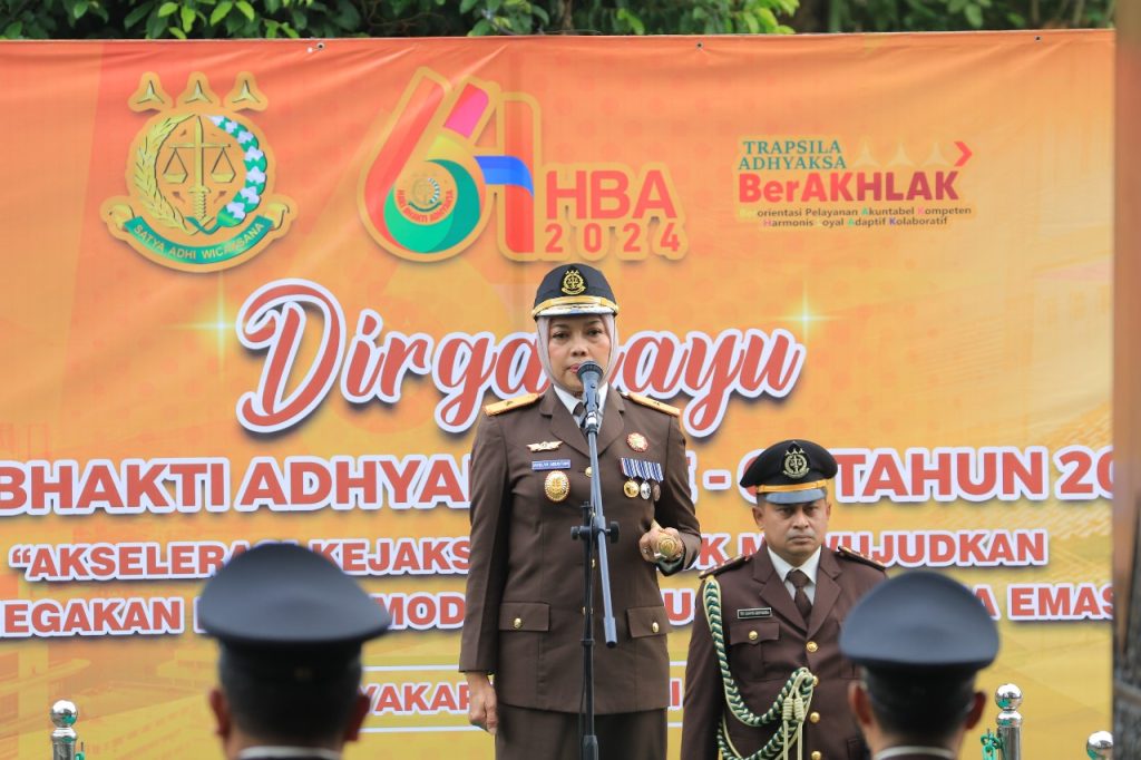 Kajati DIY, Abustam, SH. MH membacakan Amanat Jaksa Agung RI