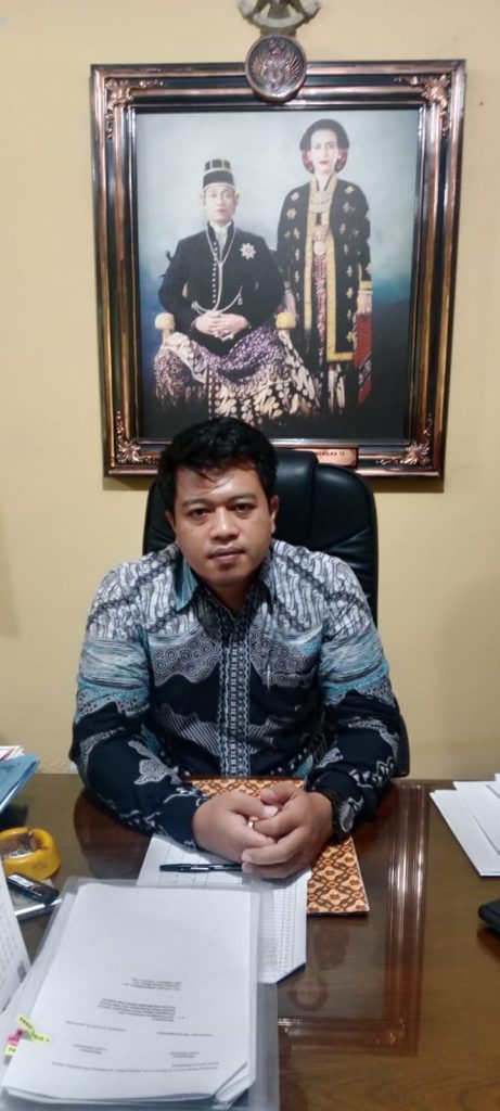 Lurah Desa Wukirsari Hadung Tri Rahmawan