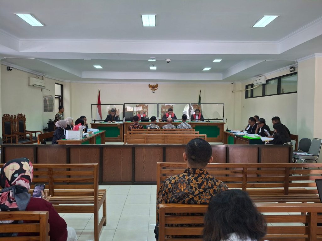 Sidang Perkara Mafia Tanah Dengan Terdakwa Lurah Candi Binangun Sismantoro