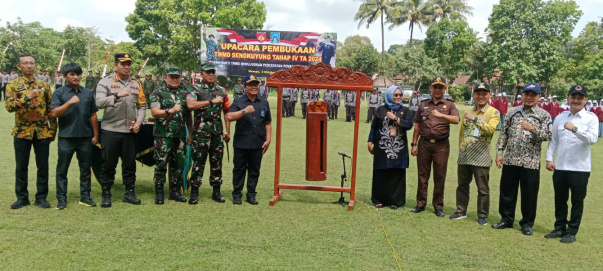 Pjs Bupati Sleman, Buka TMMD Sengkuyung Tahap IV di Hargobinangun