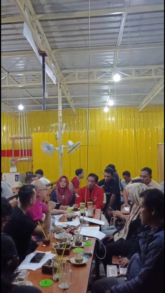 Suasana ngobar PSI Kabupaten Mojokerto