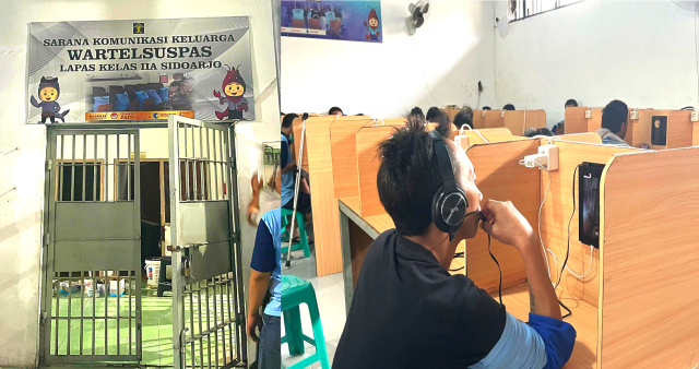 Lapas Sidoarjo Gandeng PT Arka Surya Group Kelola Wartelsuspas, Tekan Peredaran HP Ilegal
