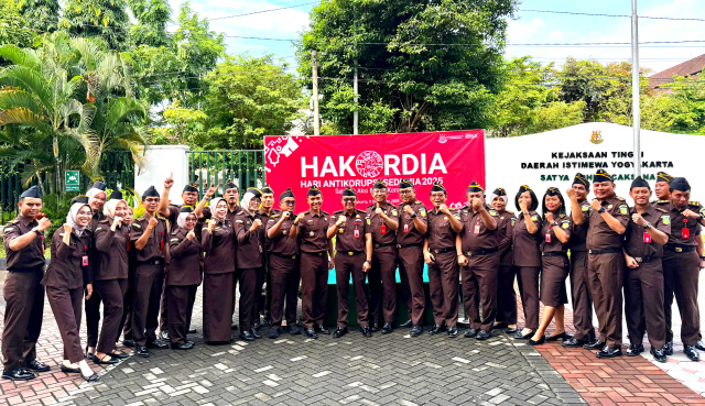Kejati DIY Peringati Hari Antikorupsi Sedunia Tahun 2025, Integritas dan Profesionalisme Sebagai Pilar Utama kejaksaan
